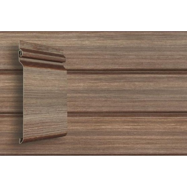 Виниловый сайдинг Grand Line Natural-Брус Tundra - Кедр купить в Кашире