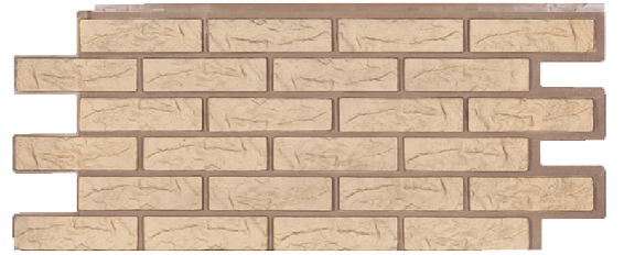 Фасадная панель Техоснастка, Лондон Брик, Желтый купить в Кашире