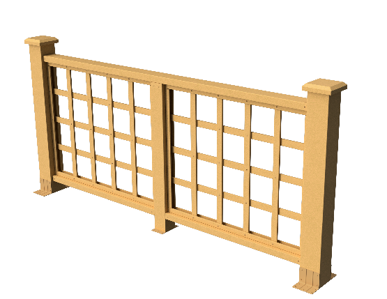 Ограждения декоративное ДПК GRINDERDECO Дувр песчаник купить в Кашире