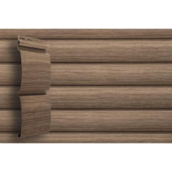 Виниловый сайдинг Grand Line Tundra Блок-хаус - Кедр купить в Кашире