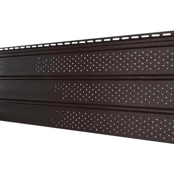 Софит Ю-Пласт Классический, с полной перфорацией коричневый купить в Кашире