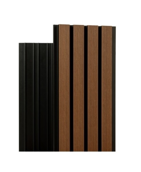 Фасадная реечная панель Ecodecking Скай коэкструзия 200х20х3000 Тик купить в Кашире