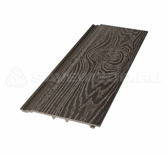 Сайдинг из дпк savewood sw-cedrus тангенциальный распил темно-коричневый купить в Кашире