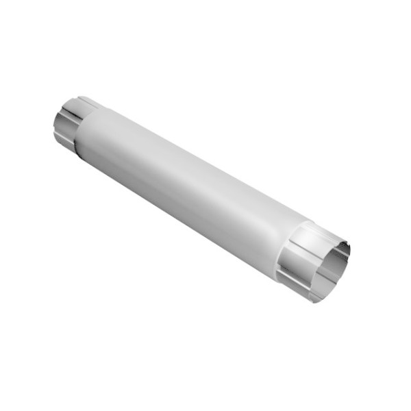 Водосток Grand Line 125x90 – Труба водосточная 1м RAL 9003 купить в Кашире