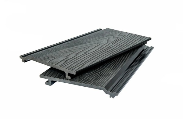 Фасадная доска 3D WOOD BRUSHING, чёрный купить в Кашире