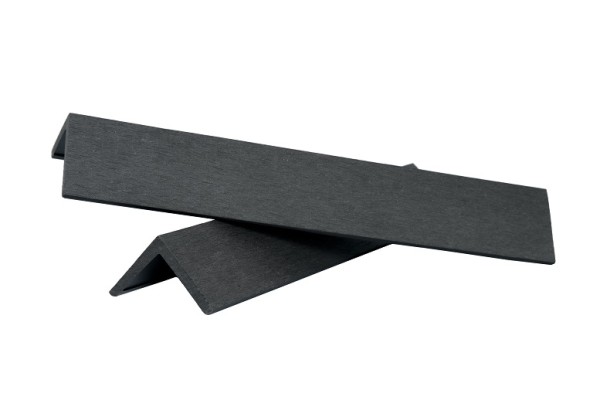 Уголок ДПК завершающий шлифованный SINGARAJA чёрный купить в Кашире