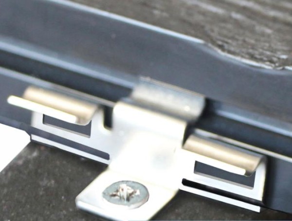 Кляймер промежуточный KRONEX № 7 для каркаса из металлопрофиля и лаги ДПК (упак100 шт) купить в Кашире