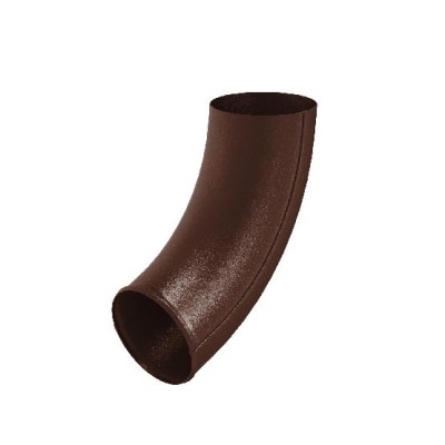 Водосток Aquasistem, Система 125x90 - Отвод трубы RAL 8017 Коричневый matt