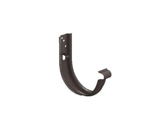 Водосток Aquasistem, Система 125x90 - Крюк универсальный с комплектом крепления RR 32 Тёмно-коричневый matt купить в Кашире