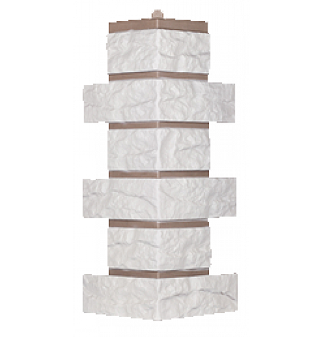 Угол T-Сайдинг-Кирпич Лондон Брик Белый купить в Кашире