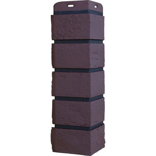 Угол Grand Line состаренный кирпич Элит каштан, ШОВ чёрный купить в Кашире