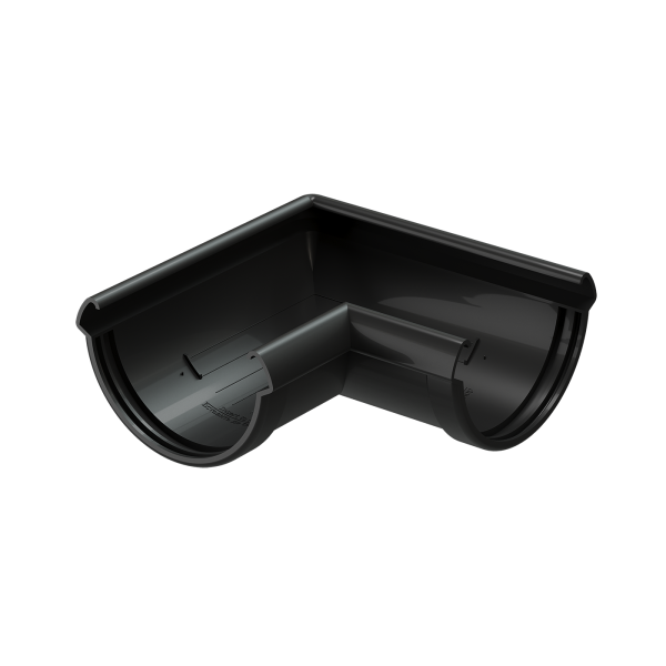 Угол желоба 90° Docke Lux ПВХ - Карбон купить в Кашире