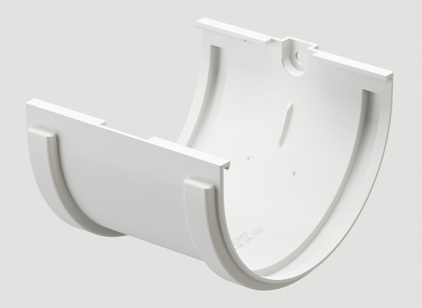 Соединитель желобов ПВХ Docke STANDART пломбир купить в Кашире