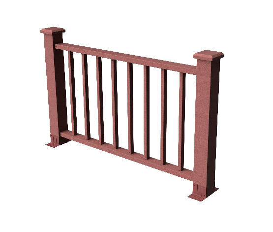 Ограждения декоративное ДПК GRINDERDECO Альма 1500 со скрытым крепежом мербау купить в Кашире