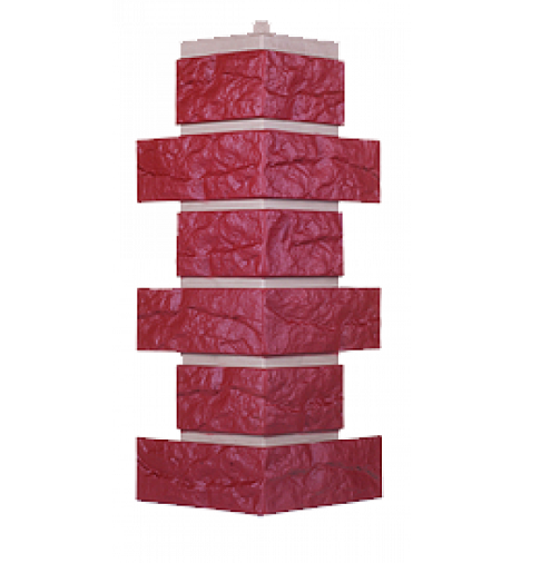 Угол T-Сайдинг-Кирпич Лондон Брик Красный купить в Кашире