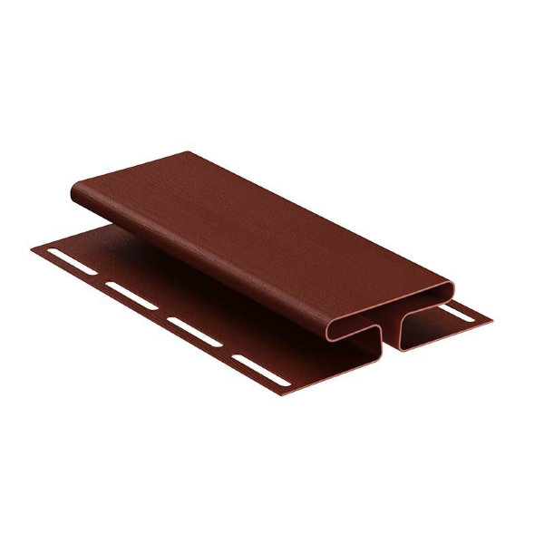 H-профиль Премиум для сайдинга, гранат купить в Кашире