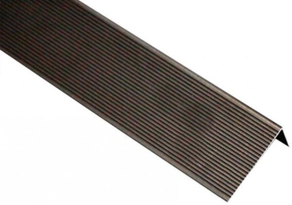 Угол завершающий алюминиевый KRONEX 51,5x30x3000 мм. коньяк купить в Кашире