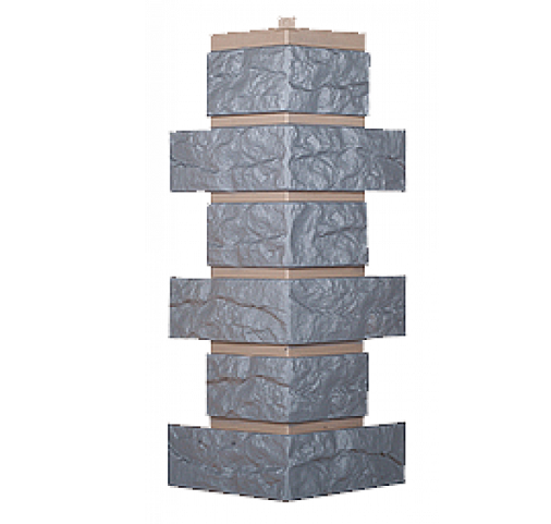 Угол T-Сайдинг-Кирпич Лондон Брик Серый купить в Кашире