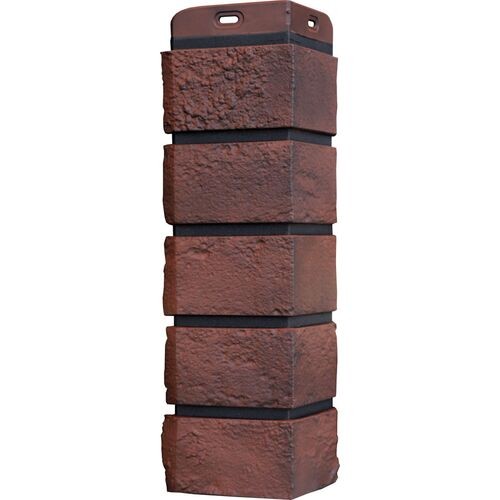 Угол Grand Line состаренный кирпич Элит кофе (жжёный), ШОВ черный купить в Кашире