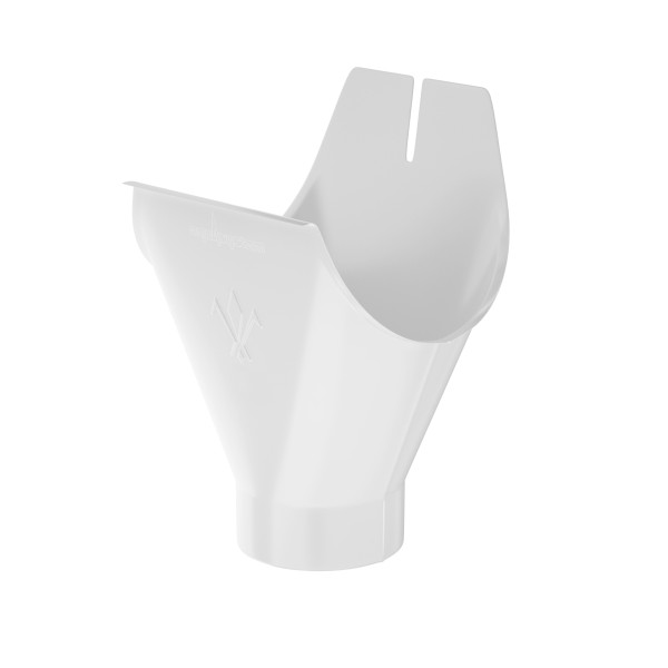 Водосток Aquasistem, система 125x90 - Воронка желоба RR 20 Белый купить в Кашире