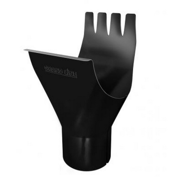 Водосток Grand Line 125x90 – Воронка желоба RAL 9005 купить в Кашире