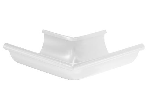 Водосток Aquasistem, система 125x90 - Угол желоба, наружный 90° RAL 9003 Белый купить в Кашире