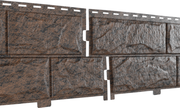 Фасадная панель Ю-Пласт Стоун-хаус камень жженый (двойной замок) купить в Кашире