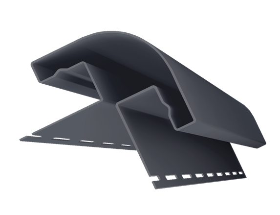 Угол наружный радиусный Графит купить в Кашире