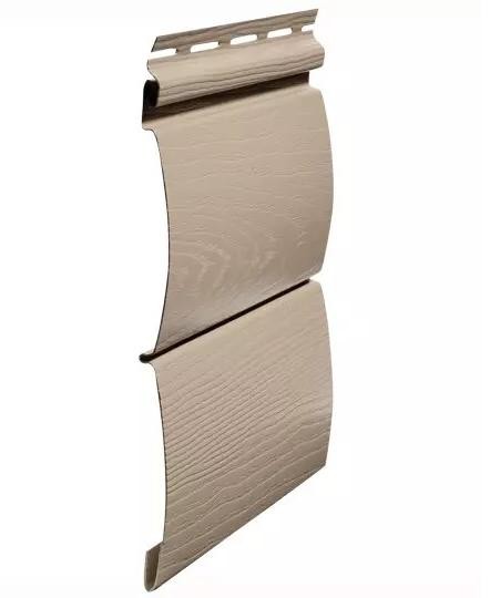 Виниловый сайдинг fineber (файнбер) - серия blockhouse (блокхаус) "бревно", сандал купить в Кашире