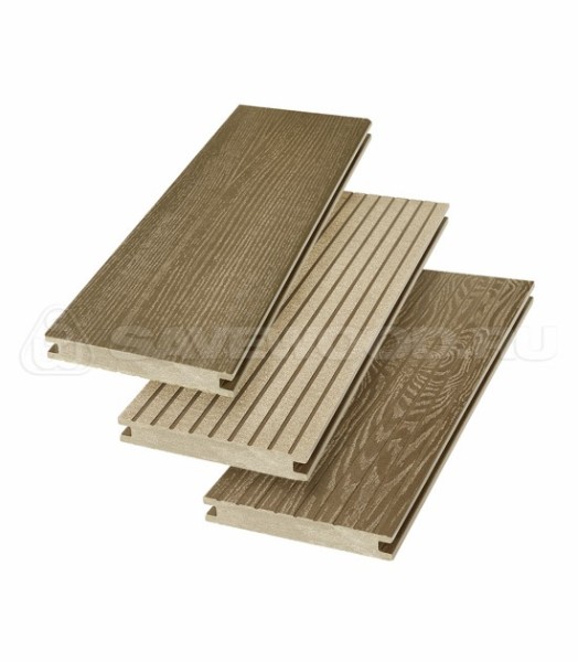 Террасная доска SW Fraxinus (R) полнотелая «SaveWood» Тик купить в Кашире