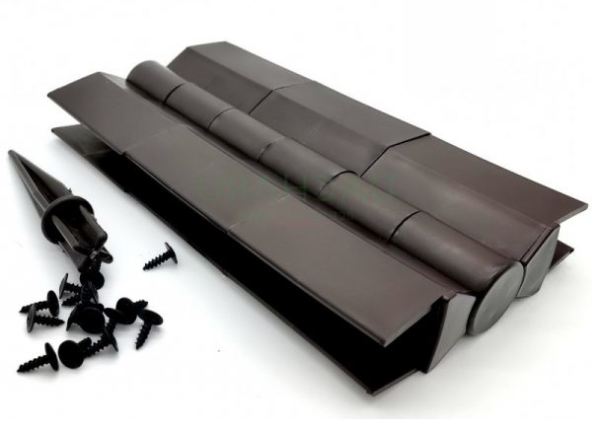 Угловой (стыковочный) шарнир для грядкок ДПК 225мм чёрный купить в Кашире