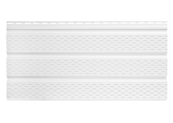 Софит к сайдингу ПЕРФОРИРОВАННЫЙ TECOS БЕЛЫЙ купить в Кашире