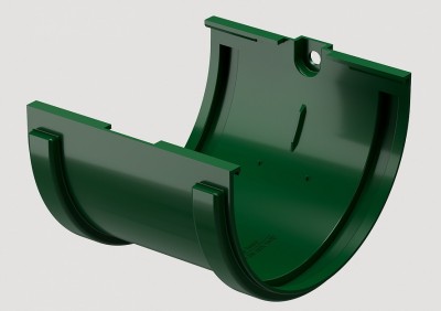 Соединитель желобов ПВХ Docke STANDART зеленый