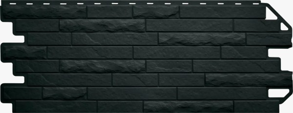 Фасадная панель Цокольный сайдинг Альта-профиль Кирпич-Антик ЭКО Графит купить в Кашире