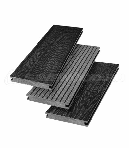 Террасная доска SW Fraxinus (R) полнотелая «SaveWood» Черный купить в Кашире