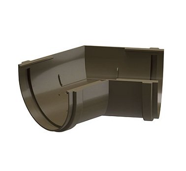 Угол желоба 135˚ Docke Premium ПВХ - Каштан купить в Кашире