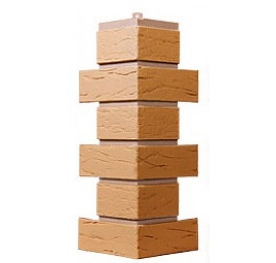 Угол T-Сайдинг-Кирпич Саман Бежевый купить в Кашире