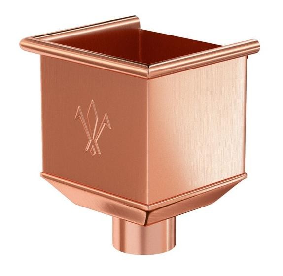 Водосток Aquasistem, система 150/100 - Водосборная воронка медная купить в Кашире