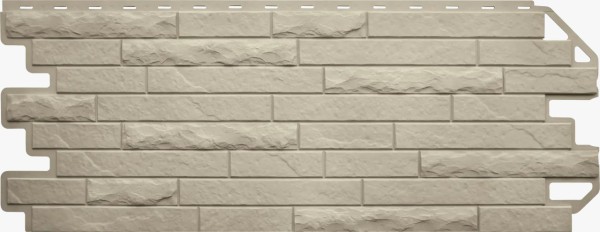 Фасадная панель Цокольный сайдинг Альта-профиль Кирпич-Антик ЭКО Кремовый купить в Кашире
