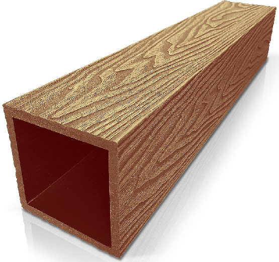 Столб ДПК 3D GardenParkett фактура дерева Бук купить в Кашире