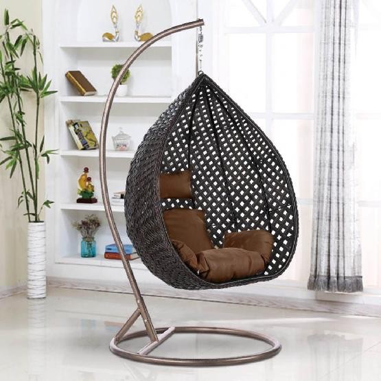 Кресло Подвесное из искусственного ротанга AFM-250B-L Brown купить в Кашире