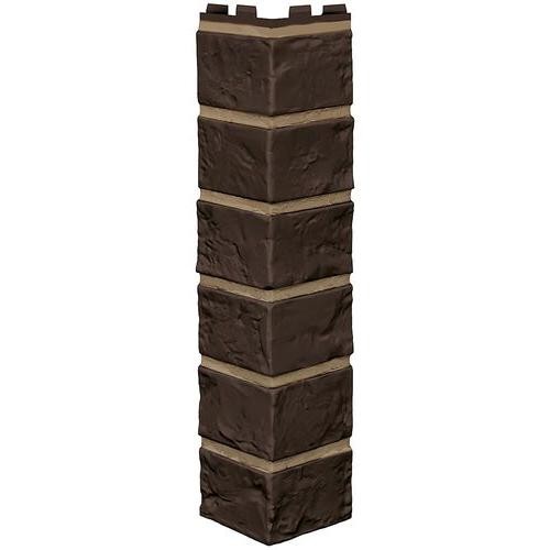 Угол наружный ТЕХНОНИКОЛЬ Оптима Кирпич Тёмно-коричневый купить в Кашире