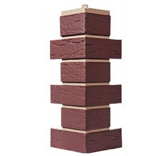 Угол T-Сайдинг-Кирпич Саман Коричневый купить в Кашире
