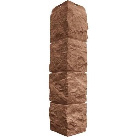 Угол наружный Альта-Профиль Туф ЭКО Терракотовый купить в Кашире