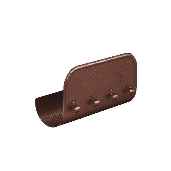 Водосток Aquasistem, Система 150/100 - Ограничитель перелива прямой RAL 8017 Коричневый matt купить в Кашире