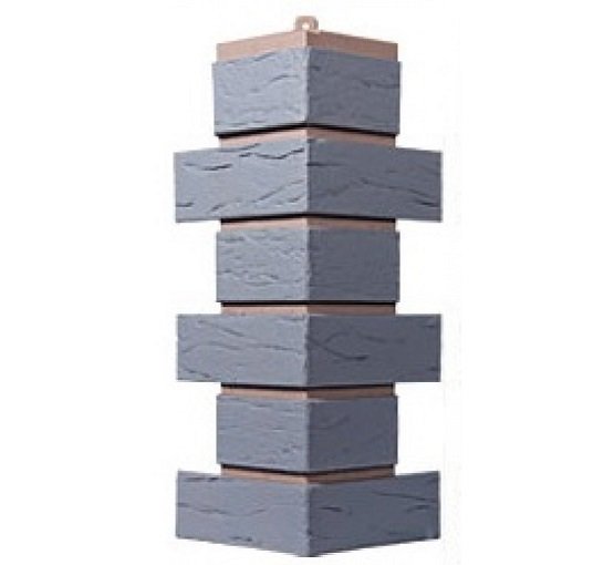 Угол T-Сайдинг-Кирпич Саман Серый купить в Кашире