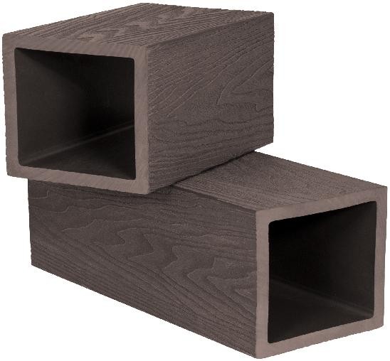 Столб опорный Polivan SINGARAJA 3D фактура дерева, темно-коричневый купить в Кашире