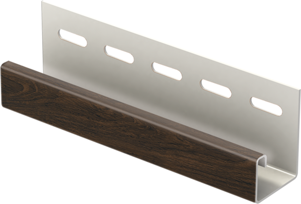 J-планка к Софиту PRO Тёмный орех купить в Кашире