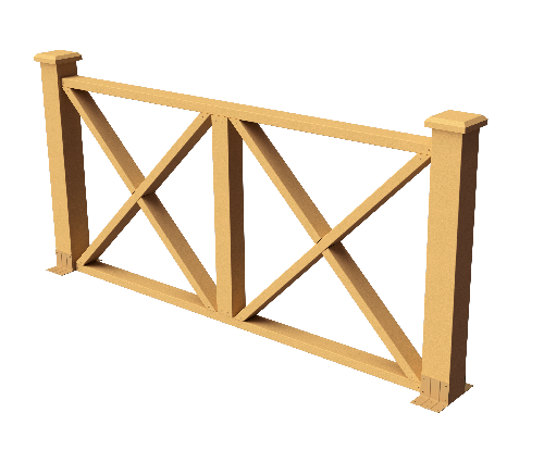 Ограждения декоративное ДПК GRINDERDECO Тауэр песчаник купить в Кашире