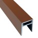 П-профиль Алюминиевый EasyDecking 35x25 Коричневый купить в Кашире